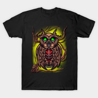 Creepy owl T-Shirt